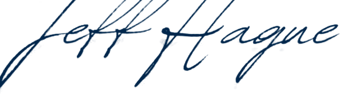 Signature: Jeff Hague